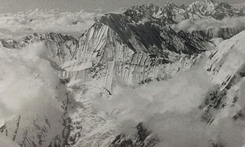 Saipal峰初登頂時に撮影されたLama峰（写真提供：平林克敏/1963年）