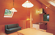キャビン(山小屋風の一戸建て)4~5