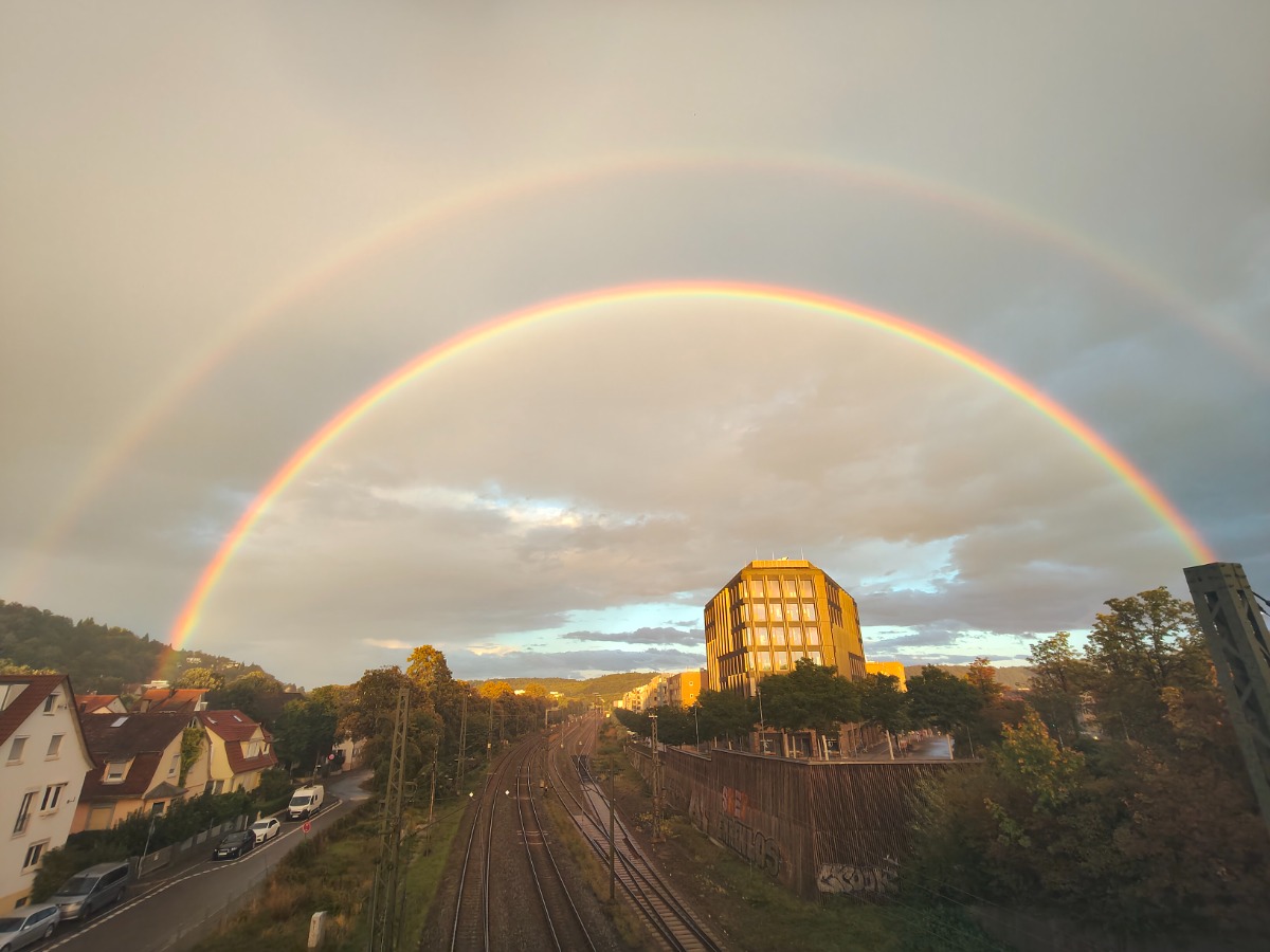 Rainbow in Tuebingen
